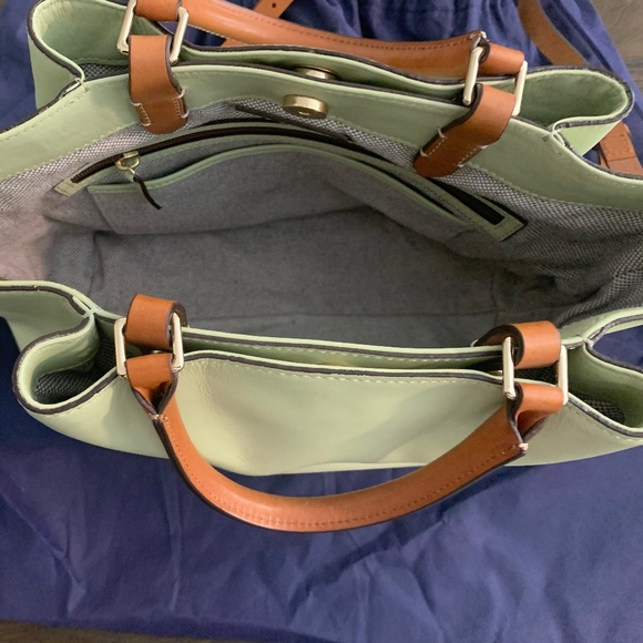 Dooney & Bourke Green Satchel - Picture 2 of 4